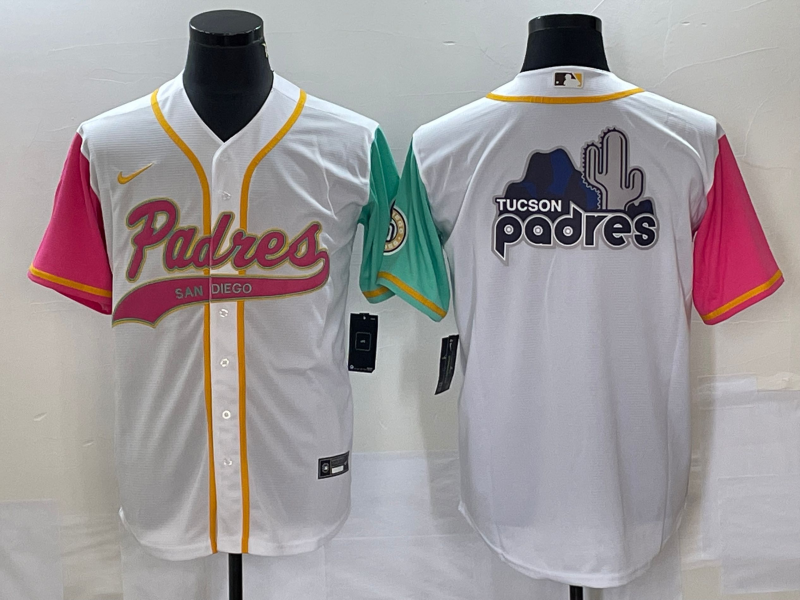 Men's San Diego Padres White City Connect Team Jersey Joint Edition